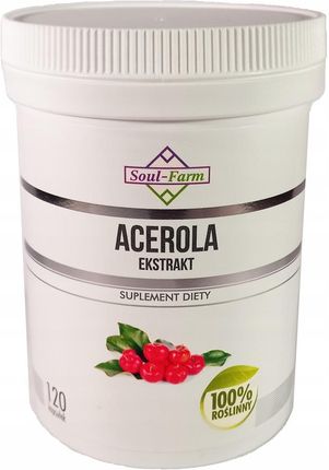 Soul Farm Premium Acerola Ekstrakt 600 mg 120kaps.