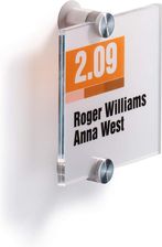 Zdjęcie Durable Tabliczka Informacyjna 105x105mm Crystal Sign - Radzymin