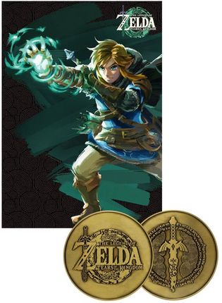 Nintendo Moneta + Plakat The Legend of Zelda Tears of the Kingdom