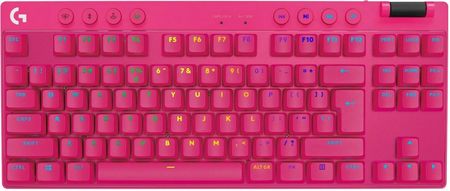 Logitech PRO X TKL LIGHTSPEED ピンク Klawiatura Logitech G Pro X TKL Lightspeed Tactile Magenta