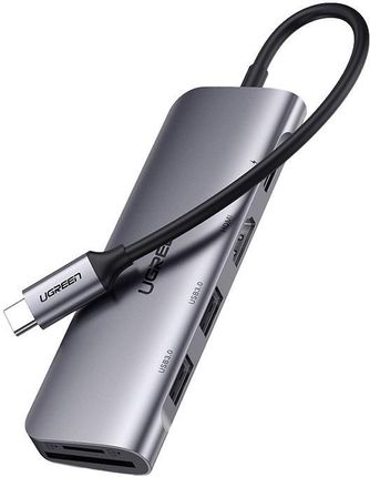 Ugreen CM195 USB-C do HDMI, 2x USB-A 3.0, SD/TF, PD