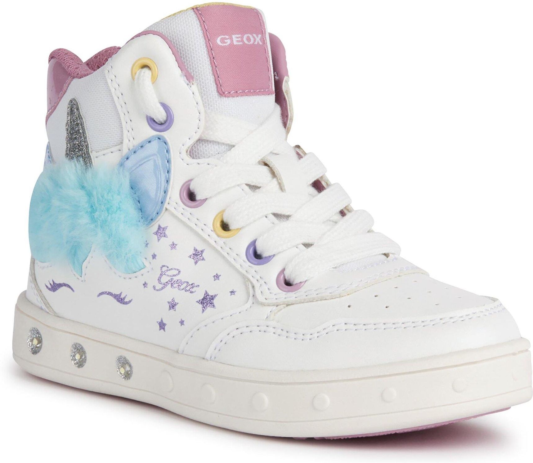 Geox Baskets Baskets À Led J SKYLIN GIRL - Multicolore fille Geox Baskets Baskets À Led J SKYLIN GIRL - Multicolore fille