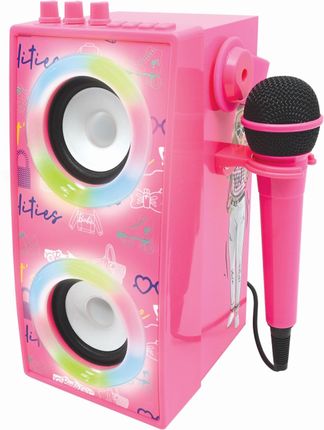 Lexibook Barbie Zestaw Karaoke Przenośny Głośnik Bluetooth + Mikrofon BTP180BBZ