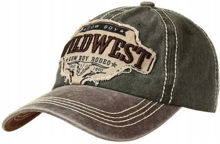 Granatowa czapka z daszkiem baseballówka vintage uniwersalna cz-m-58