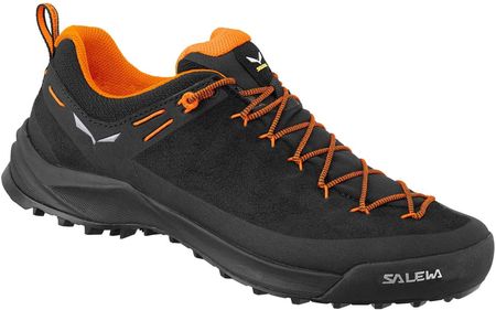 Buty Miejskie Męskie Salewa Wildfire Leather - Black/Fluo Orange