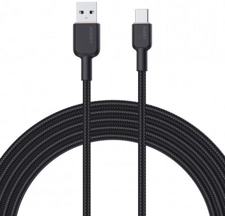 Kabel przewód USB Typ-C 100cm Aukey PD, 60W (CB-NAC1 BK)