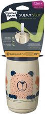 Tommee Tippee Superstar Insulated Straw 266Ml Termos Ze Słomką Dla Dzieci 12M Grey