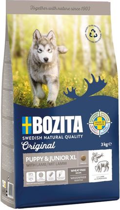 Bozita Original Puppy & Junior Xl Jagnięcina Bez Pszenicy 3kg