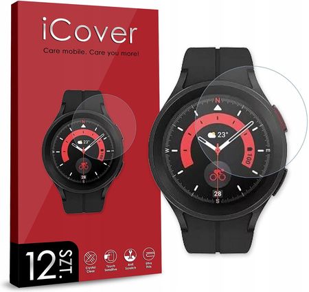 Icover 12Szt Szkło Hybrydowe Do Galaxy Watch 5 Pro 45 Mm
