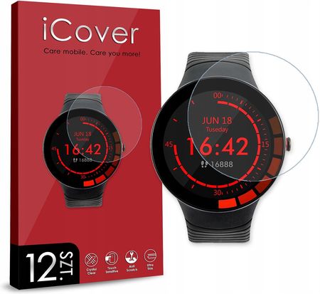Icover 12Szt Szkło Hybrydowe Do Smartwatch E3 Puls