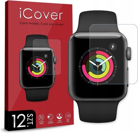 Icover 12Szt Szkło Hybrydowe Do Apple Watch 3 42Mm