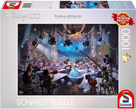 Schmidt Puzzlethomas Kinkade 100 Lat Disneya Jubileuszowy Taniec (Disney)1000 El.