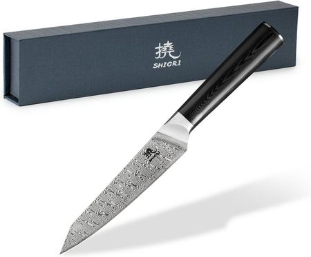 Nóż do krojenia małych i średnich produktów Shiori Yasashi-sa Murō wielowarstwowa stal damasceńska