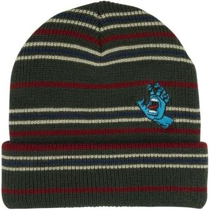 czapka zimowa SANTA CRUZ - Screaming Mini Hand Stripe Sage Stripe (SAGE STRIPE) rozmiar: OS