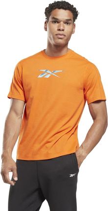 Męska Koszulka z krótkim rękawem Reebok Train Speedwick Gfx Tee Ht1705 – Pomarańczowy