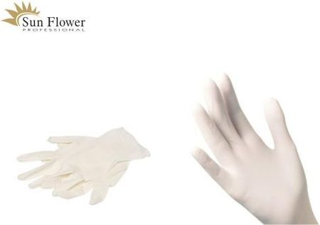 Sun Flower Rękawiczki Jednorazowe Lateksowe Rozm. M (Para)
