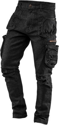 Neo Spodnie Robocze 5-Kieszeniowe Denim, Czarne, Rozmiar Xs
