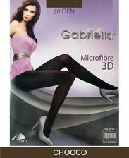GABRIELLA Rajstopy microfibre 3D 50 DEN k.:CHOCCO