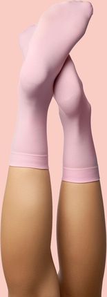 Skarpety wysoki elastyczny różowy pasek r. 35-40
