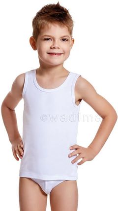 Komplet   chłopiecy ,slipy i koszulka 100%bawełna  (Biały, 122)