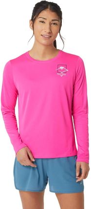 Damska Koszulka z długim rękawem Asics Fujitrail Logo LS Top 2012C710-701 – Różowy