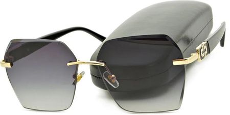 Damskie duże okulary przeciwsłoneczne cieniowane z filtrem UV400 STL17
