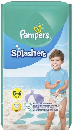 Pampers Pieluchomajtki Splashers Rozmiar 5 Junior 10szt.