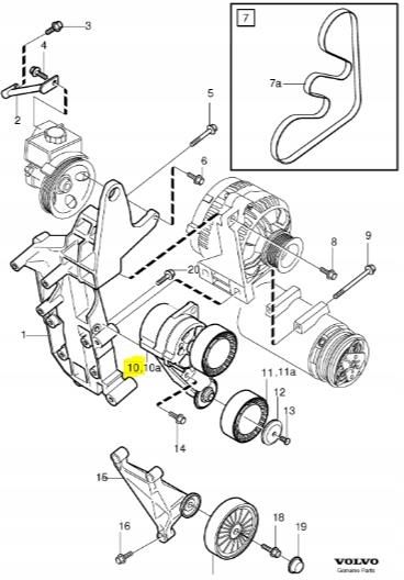 Stekkerdoos Stoel Voorzijde Links Volvo S60/V70/XC70/S80/XC90, 8633577