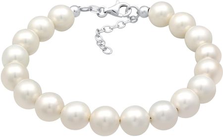 Nenalina Bransoletka Damski Trend Elegant z perłami Shell Core ze srebra próby 925 Sterling Silver Bransoletki