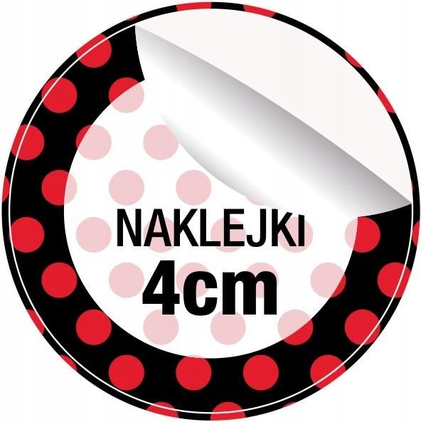 Naklejki Etykiety Z Własnym Logo Okrągłe 4cm Ceny I Opinie Ceneopl 5288