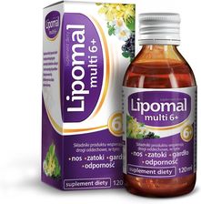 Zdjęcie Lipomal Multi 6+ Syrop 120 Ml - Warszawa