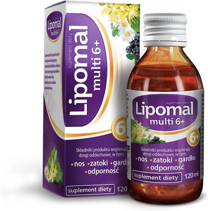Lipomal Multi 6+ Syrop 120 Ml