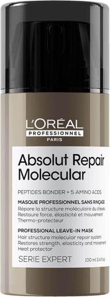 L'Oréal Professionnel Absolut Repair Molecular regenerująca maska do włosów zniszczonych 100ml