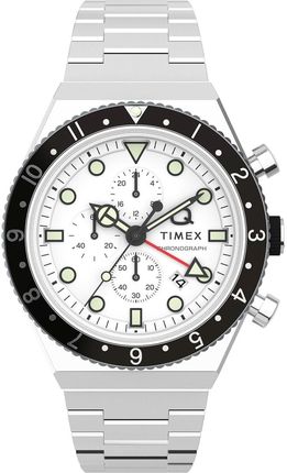 Timex Q Three Time Zone Chronograph TW2V69900