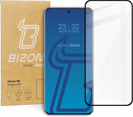 Bizon Szkło Hartowane Z Ramką Edge 3D Do Honor 90