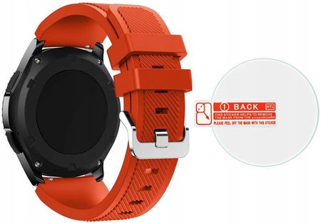 Samsung Czerwony Pasek Smartwatch Gear S3 Szkło