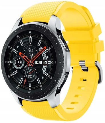 Samsung Żółty Silikonowy Pasek Galaxy Watch 46Mm