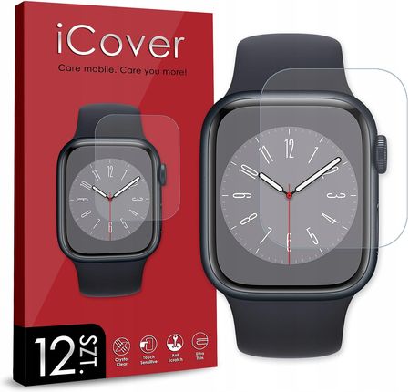 Icover 12Szt Szkło Hybrydowe Do Apple Watch Series 8 41Mm