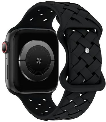 Beline Pasek Apple Watch Silicone Woven 42/44/45/49Mm Czarny /Black Box