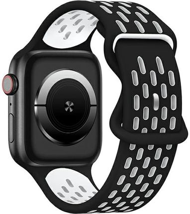 Beline Pasek Apple Watch New Sport Silicone 42/44/45/49Mm Czarno Biały Black/White Box
