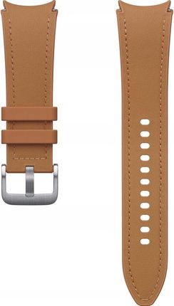 Samsung D-Buckle Hybrid Eco-Leather Band 20mm M/L do Galaxy Watch6 Brązowy (ET-SHR96LDEGEU)