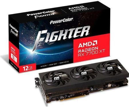 PowerColor Radeon RX 7700 XT Fighter 12GB GDDR6 (RX7700XT12GFOC)