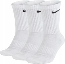 Nike Skarpety Długie SX7664 r.34-38 Białe 3PAK