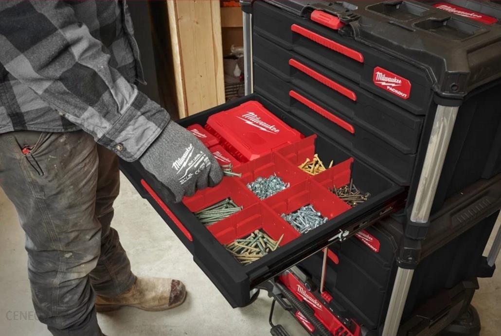 Milwaukee Coffret à outils 4 tiroirs Packout (4932493189)