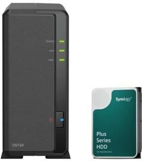 Synology DS124 (1x 4TB HDD HAT3300 Plus) (DS124WZESTAWIE1XHAT33004T)