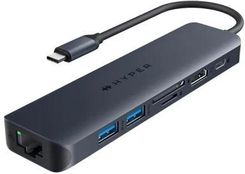 Zdjęcie Hyper HyperDrive EcoSmart Gen.2 Universal USB-C 7-in-1 Hub 100W PD (HD4003GL (HD4003GL) - Skwierzyna