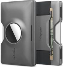 Portfel RFID na karty, etui Spigen Wallet S Card Holder do Apple AirTag, szare
