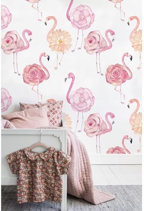 Coloray Flamingi Z Różami Magicstick 152x104 