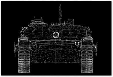 ZeSmakiem 104x70 Konstrukcja Modelu Czołgu