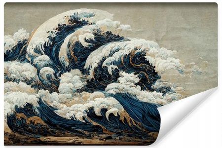 Muralo Ocean Fale Japoński Styl Retro 360x240